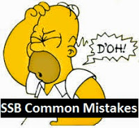 Common mistakes during SSB interviews